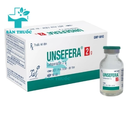 Unsefera 2g TFI Pharma - Thuốc trị nhiễm khuẩn nặng hiệu quả