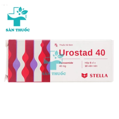 Urostad 40 - Thuốc điều trị phù nề, tăng huyết áp của STADA