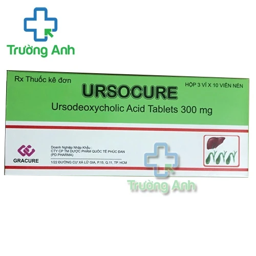 Ursocure 300mg - Thuốc điều trị sỏi túi mật Cholesterol của Ấn Độ