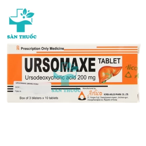 Ursomaxe Tablet - Thuốc trị sỏi túi mật Cholesterol của Hàn Quốc