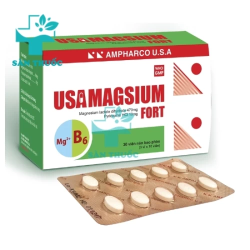 Usamagsium Fort Ampharco - Thuốc điều trị thiếu hụt magnesi