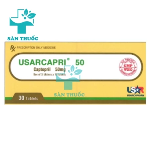 Usarcapri 50 Usarichpharm - Thuốc điều trị bệnh tăng huyết áp