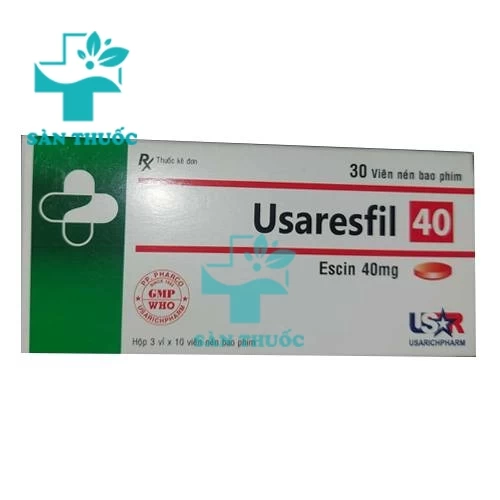 Usaresfil 40 Usarichpharm - Thuốc trị giãn tĩnh mạch hiệu quả