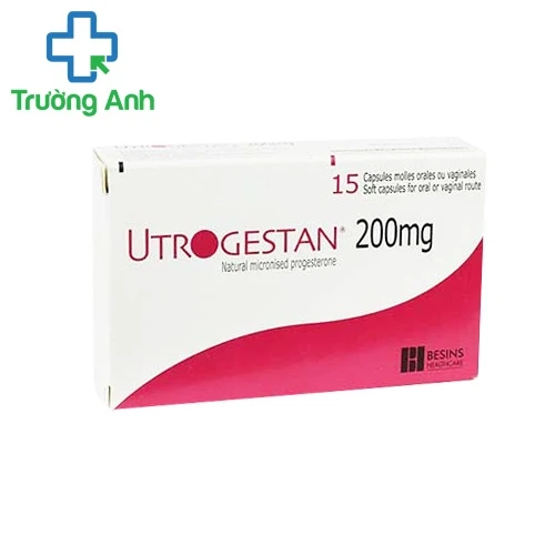 Utrogestan 200mg Besins - Thuốc điều trị rối loạn nội tiết tố nữ