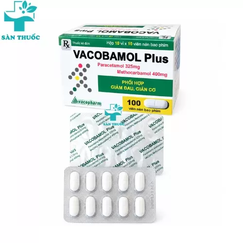 Vacobamol Plus - Paracetamol 325mg + Methocarbamol 400mg Vacopharm