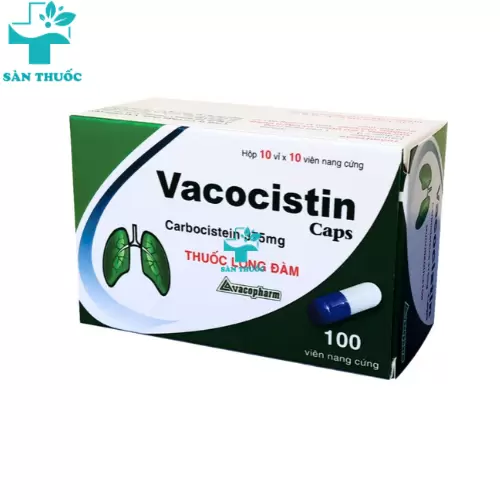 Vacocistin Caps - Carbocistein 375mg Vacopharm