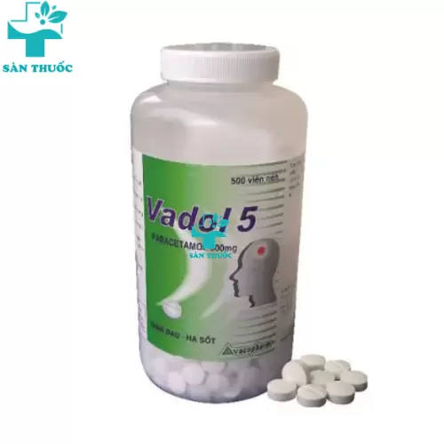 Vadol 5 - Paracetamol 500mg Vacopharm