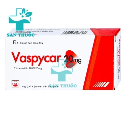 Vaspycar 20mg - Thuốc điều trị đau thắt ngực của Pymepharco