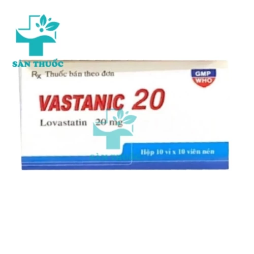 Vastanic 20 - Thuốc điều trị tăng Cholesterol trong máu hiệu quả