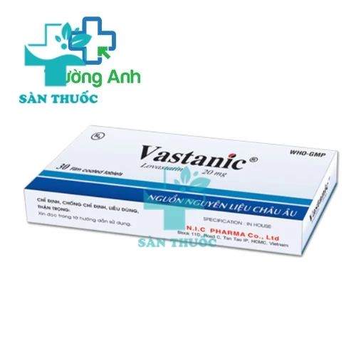 Vastanic 20 - Thuốc điều trị tăng Cholesterol trong máu hiệu quả