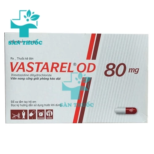 Vastarel OD 80mg Egis - Thuốc điều trị đau thắt ngực hiệu quả