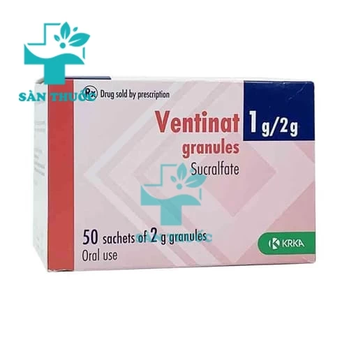 Ventinat 1g/2g - Thuốc điều trị viêm loét dạ dày, tá tràng hiệu quả