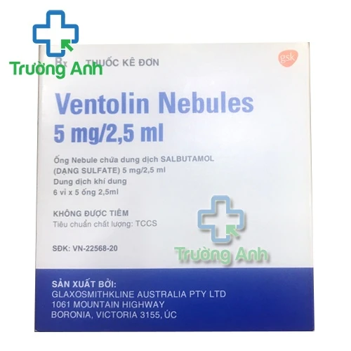 Ventolin Nebules - Thuốc điều trị co thắt phế quản của Australia