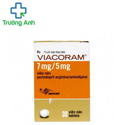 Viacoram 7mg/5mg - Thuốc điều trị tăng huyết áp vô căn hiệu quả