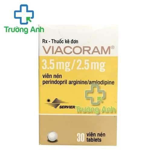 Viacoram 3,5mg/2,5mg - Thuốc điều trị tăng huyết áp hiệu quả