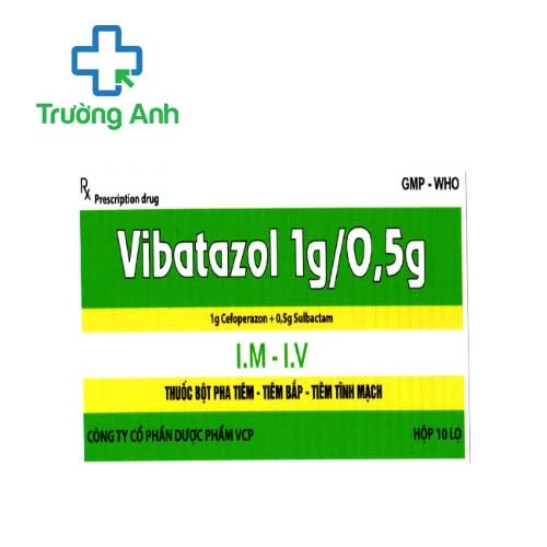 Vibatazol 1g/0,5g VCP - Thuốc điều trị nhiễm khuẩn nhanh chóng