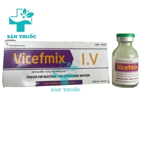 Vicefmix 3,1g VCP - Thuốc điều trị các bệnh nhiễm khuẩn hiệu quả