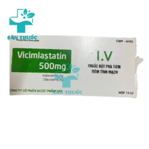Vicimlastatin 500mg VCP- Thuốc điều trị bệnh nhiễm khuẩn hiệu quả