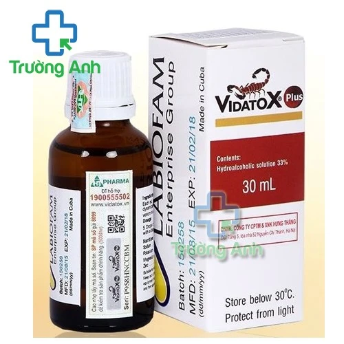 Vidatox Plus - Thực phẩm chức năng hỗ trợ điều trị ung thư hiệu quả của Cu Ba