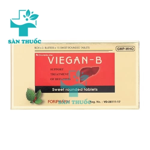 VIEGAN-B - Giúp hạ men gan, tăng cường chức năng gan hiệu quả
