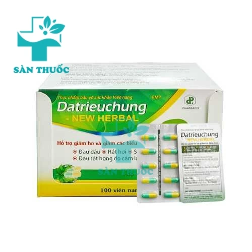 Viên Nang Datrieuchung - new Herbal Pharbaco - Hỗ trợ trị cảm cúm