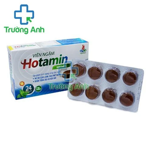 Viên ngậm Hotamin - Giúp giảm triệu chứng ho và đau rát họng