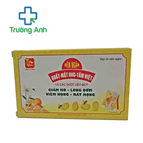 Viên ngậm Quất - Mật ong Tâm Việt - Giúp hỗ trợ giảm ho