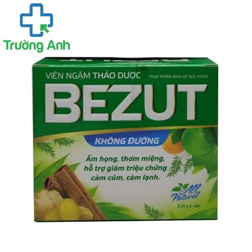 Viên ngậm thảo dược Bezut không đường - Hỗ trợ giảm ho hiệu quả