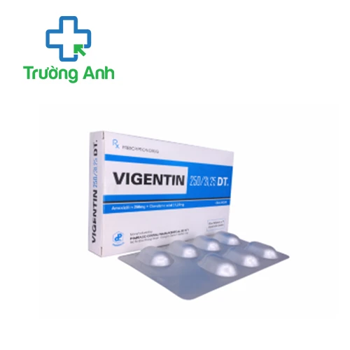 Vigentin 250mg/31,25mg DT Pharbaco (viên nén)- Thuốc trị nhiễm khuẩn