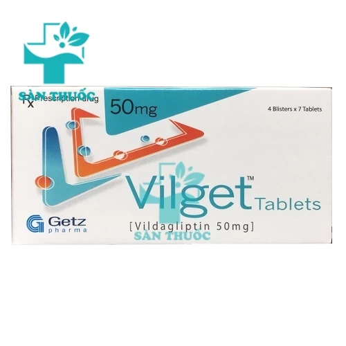 Vilget Tablets 50mg Getz Pharm - Thuốc điều trị tiểu đường tuýp 2