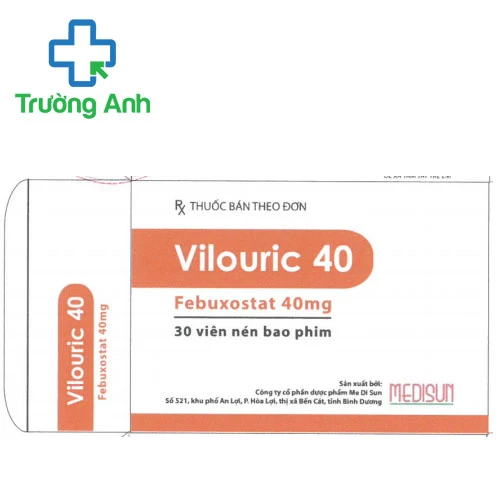 Vilouric 40 - Thuốc điều trị bệnh Gout hiệu quả
