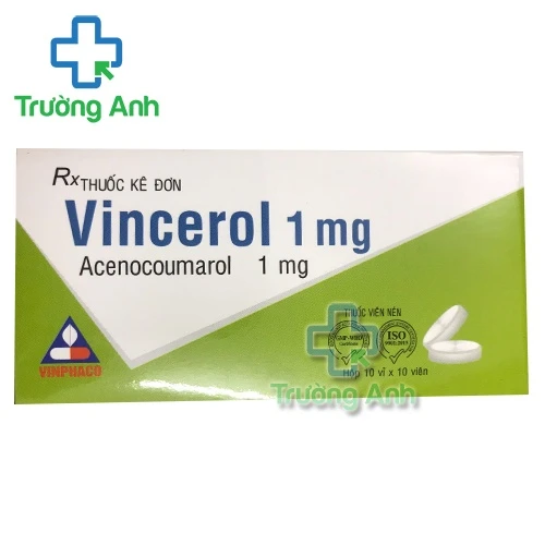 Vincerol 1mg - Thuốc điều trị bệnh tim của dược phẩm Vĩnh Phúc