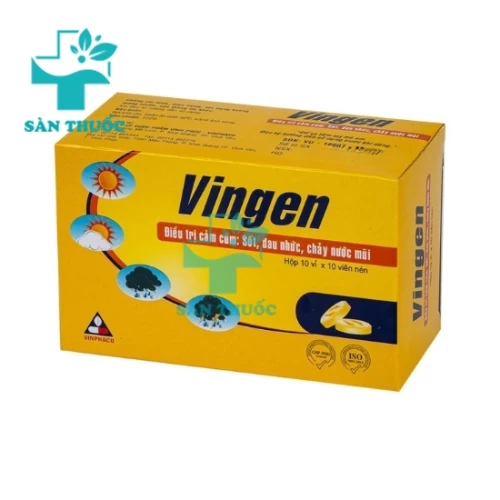 Vingen - Thuốc điều trị triệu chứng cảm cúm của VINPHACO