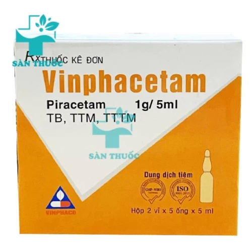 Vinphacetam 1g/5ml -  Thuốc điều trị rối loạn thần kinh