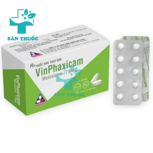 Vinphaxicam 7,5mg Vinphaco - Thuốc điều trị xương khớp hiệu quả