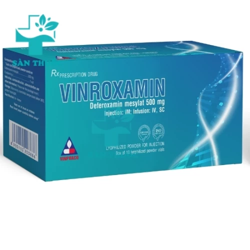 Vinroxamin 500mg Vinphaco - Thuốc điều trị ngộ độc sắt