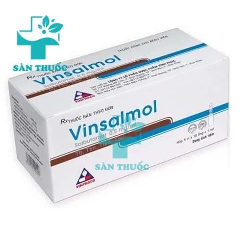Vinsalmol 0,5mg/ml Vinphaco - Thuốc điều trị hen suyễn hiệu quả