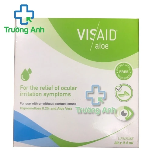 Visaid aloe - Giúp làm giảm các kích ứng nhẹ của mắt hiệu quả