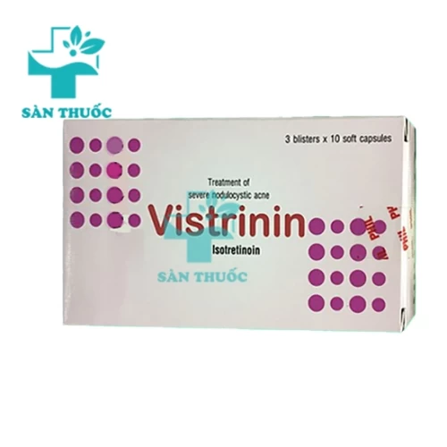 Vistrinin - Thuốc điều trị mụn trứng cá hiệu quả