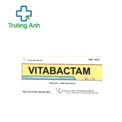 Vitabactam 2g VCP - Thuốc điều trị nhiễm khuẩn vừa và nặng