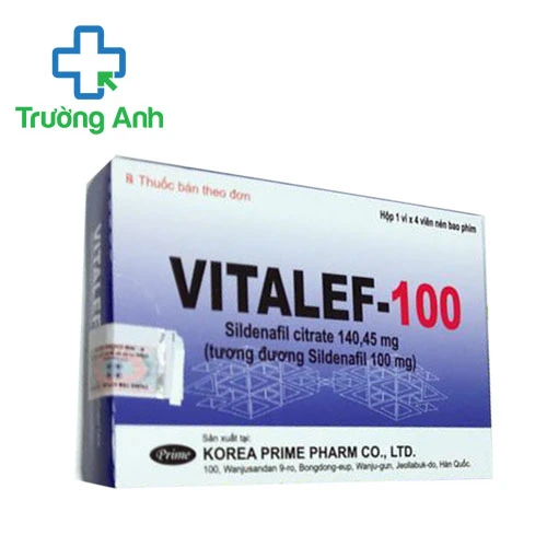 Vitalef-100 - Thuốc điều trị rối loạn cương dương ở nam giới