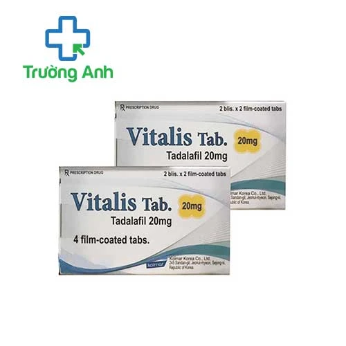 Vitalis 20mg Kolmar - Thuốc trị rối loạn cương dương của Hàn Quốc