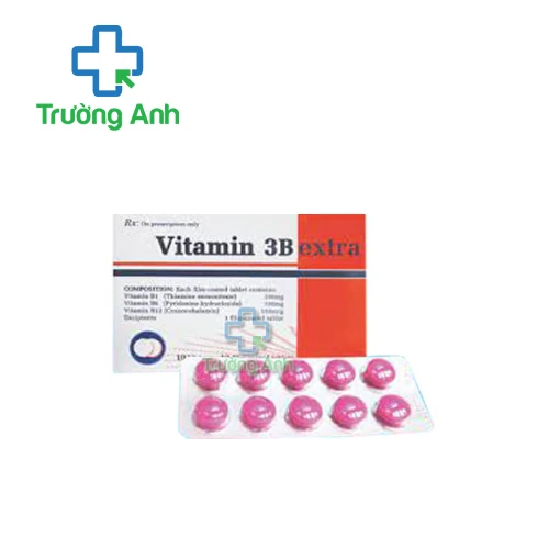 Vitamin 3B extra Quapharco - Thuốc điều trị thiếu Vitamin nhóm B