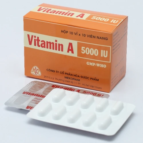 Vitamin A 5000 IU - Thuốc bổ sung vitamin A hiệu quả cho cơ thể
