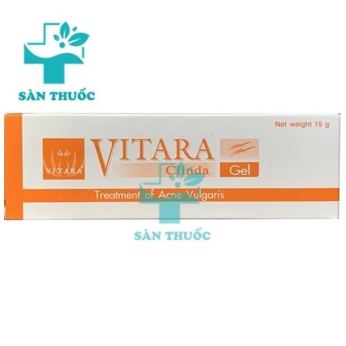 Vitara Clinda gel 15g Berich - Thuốc bôi điều trị mụn trứng cá