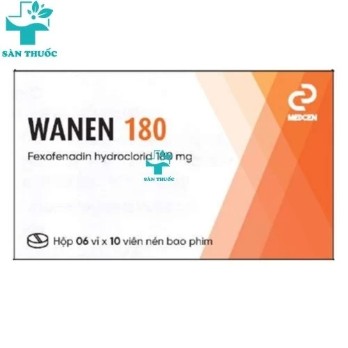 Wanen 180 - Fexofenadin HCl 180mg Medcen