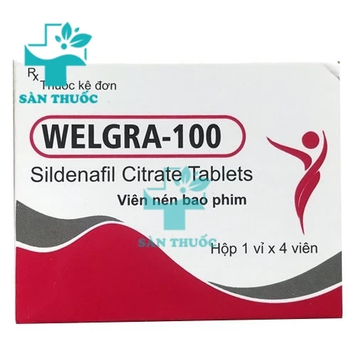 Welgra-100 - Thuốc điều trị rối loạn cương dương ở nam giới