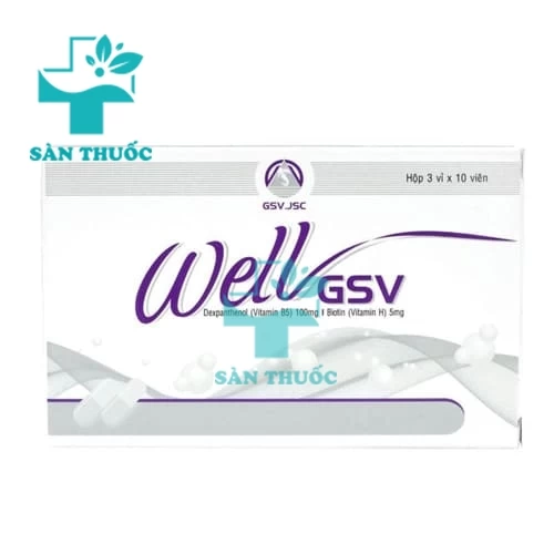 Well GSV - Bổ sung dưỡng chất giúp tóc khỏe mạnh