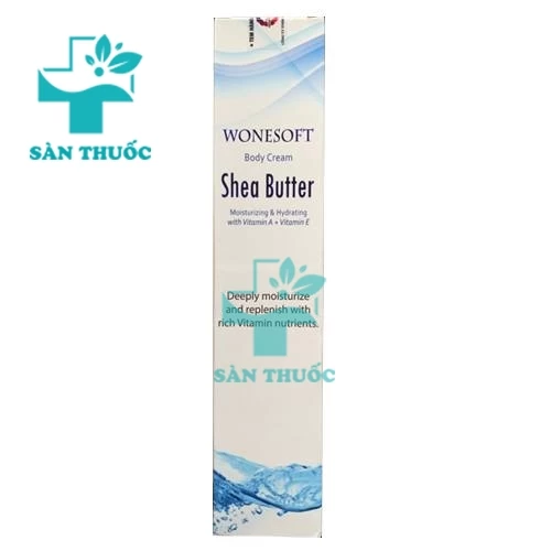 Wonesoft Body Cream Shea Butter 125ml - Kem dưỡng ẩm cho da