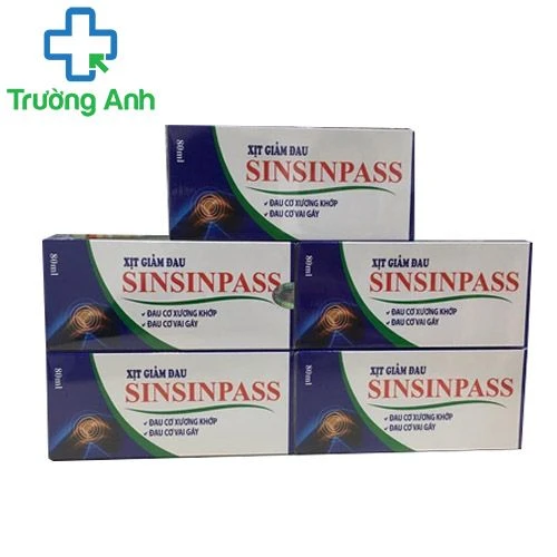 Xịt giảm đau Sinsinpass - Hỗ trợ giảm đau hiệu quả